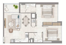 2 bedroom apartment